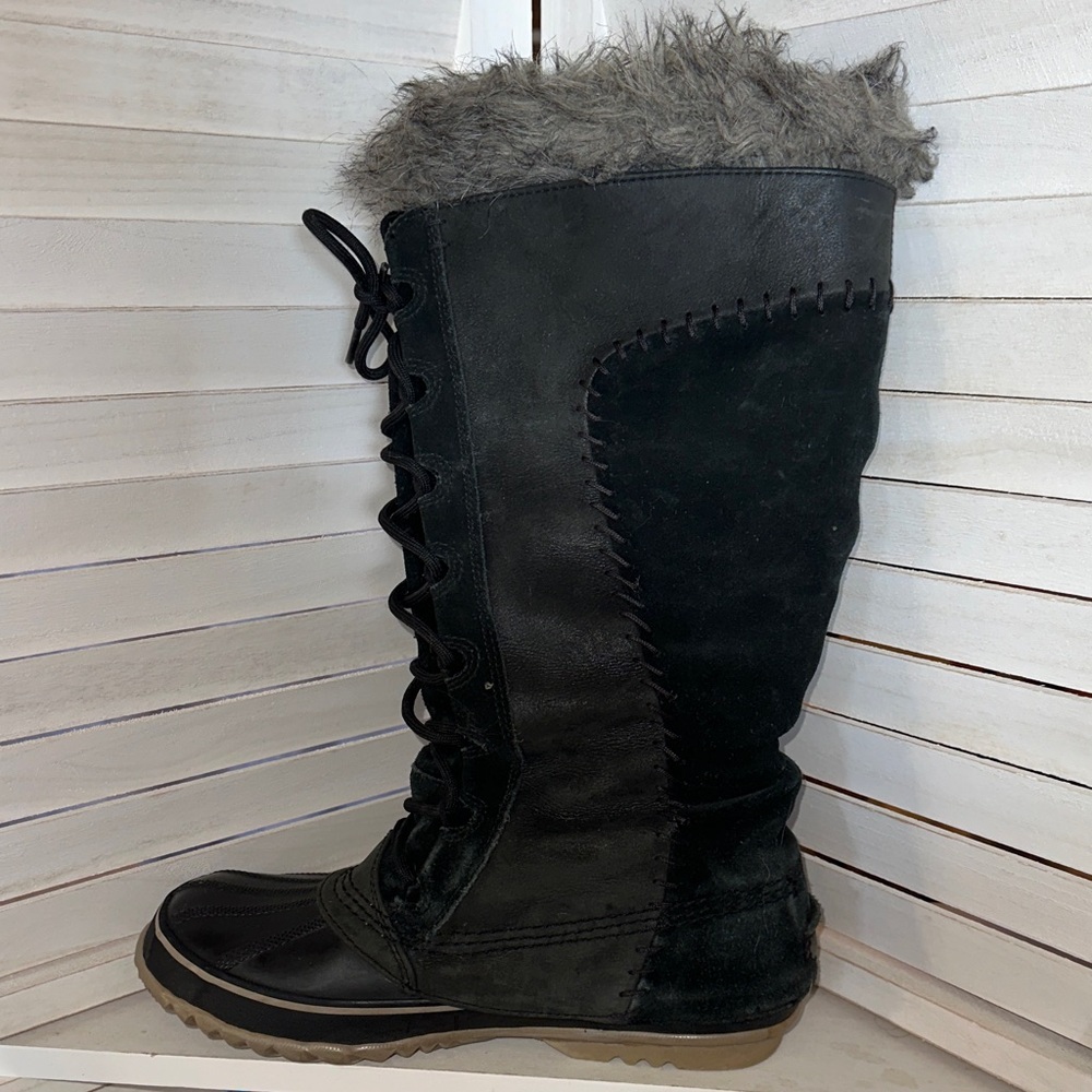 Sorel Black and Gray Women's Winter Boots - Picture 6 of 9
